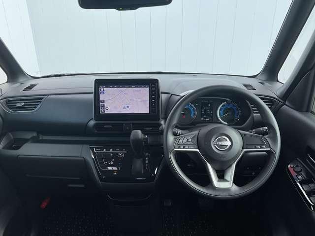 ルークス ６６０　ハイウェイスターＸ　元社用車　エマージェンシーブレーキ　アイスト　衝突被害軽減ブレ－キ　マルチビューカメラ　車線逸脱警報装置　禁煙　ＬＥＤ　スマートキー　パワーウィンドウ　ワンオーナー　カーテンエアバック　ドライブレコーダー　ナビＴＶ　バックカメラ　ＡＢＳ（4枚目）