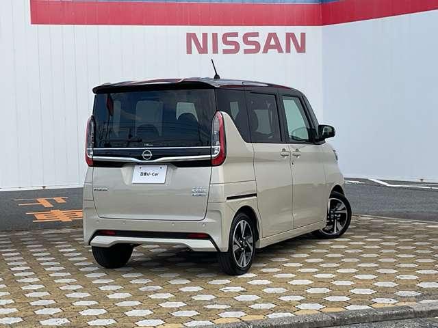 ルークス ６６０　ハイウェイスターＧターボ　プロパイロット　エディション　元社用車　エマージェンシーブレーキ　両側パワードア　アラウンドビュ　プリクラッシュセーフティー　メモリナビ　アダプティブクルコン　レーンキープ　展示試乗車ＵＰ　禁煙　インテリキ－　ＬＥＤヘッドライト　アイドリングストップ　ＡＣ　Ｒカメラ（4枚目）