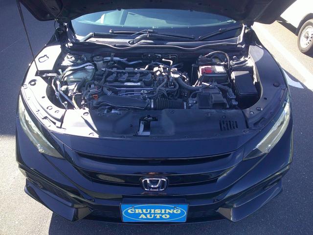 シビック ハッチバック　デジタルインナーミラー　ＥＴＣ　ナビ　オートクルーズコントロール　レーンアシスト　衝突被害軽減システム　アルミホイール　オートライト　ＬＥＤヘッドランプ　シートヒーター　ＣＶＴ　盗難防止システム（18枚目）