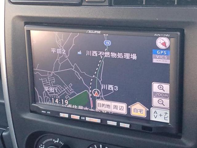 ＡＺオフロード ４ＷＤ　ＸＣ　保証書／社外　ナビ／ＡＢＳ／ワンセグＴＶ／ルーフレール／衝突安全ボディ／アルミホイール　純正　１６インチ／パワーウインドウ／キーレスエントリー／パワーステアリング／マニュアルエアコン／ユーザー買取車（9枚目）