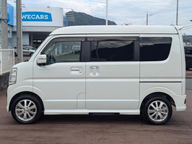 エブリイワゴン 4WD PZターボスペシャル 保証書/社外 SDナビ/セーフティサポート(スズキ)/両側電動スライドドア/シートヒーター 運転席/オートステップ/ヘッドランプ HID/Bluetooth接続/ETC/EBD付ABS ターボ 4WD(2枚目)