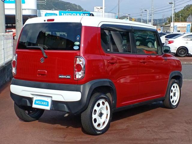 ハスラー Jスタイル 新品タイヤ/保証書/社外 SDナビ/セーフティサポート(スズキ)/シートヒーター 前席/車線逸脱防止支援システム/ヘッドランプ HID/Bluetooth接続/EBD付ABS/横滑り防止装置(3枚目)