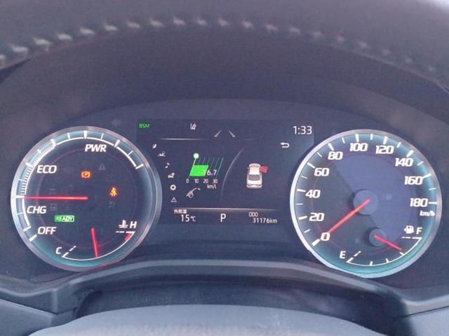 クラウンハイブリッド RSアドバンス 保証書/純正 8インチ SDナビ/トヨタセーフティセンス/シートヒーター 前席/車線逸脱防止支援システム/ヘッドランプ LED/USBジャック/Bluetooth接続/ETC/EBD付ABS(12枚目)