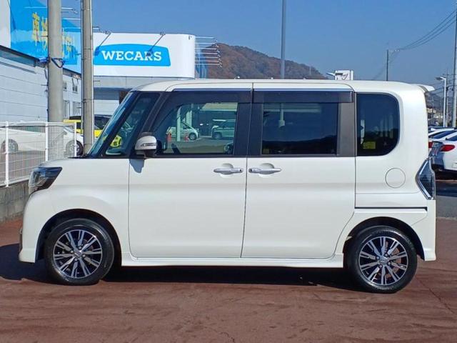 タント カスタムＸトップエディションＳＡ３　新品タイヤ／保証書／社外　ＳＤナビ／スマートアシスト（トヨタ・ダイハツ）／電動スライドドア／シートヒーター　運転席／車線逸脱防止支援システム／ドライブレコーダー　社外／ヘッドランプ　ＬＥＤ　ＤＶＤ再生（2枚目）