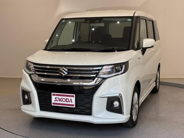 ソリオ ハイブリッドＭＺ　スズキセーフティサポート　ＬＥＤヘッドランプ　ＬＥＤフロントフォグランプ　パーソナルテーブル　スリムサーキュレーター　ヘッドアップディスプレイ　運転席・助手席シートヒーター　両側パワースライドドア（7枚目）