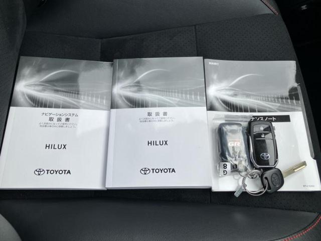 ハイラックス ４ＷＤ　Ｚ　ＧＲスポーツ　保証書／ディスプレイオーディオ＋ナビ８インチ／トヨタセーフティセンス／パノラミックビューモニター／車線逸脱防止支援システム／シート　ハーフレザー／ヘッドランプ　ＬＥＤ　衝突被害軽減システム　４ＷＤ（34枚目）