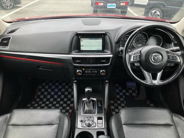 CX-5 XD Lパッケージ 新品タイヤ/保証書/純正 SDナビ/アイアクティブセンス(マツダ)/シートヒーター 前席/車線逸脱防止支援システム/シート フルレザー/ヘッドランプ LED/USBジャック/Bluetooth接続(4枚目)
