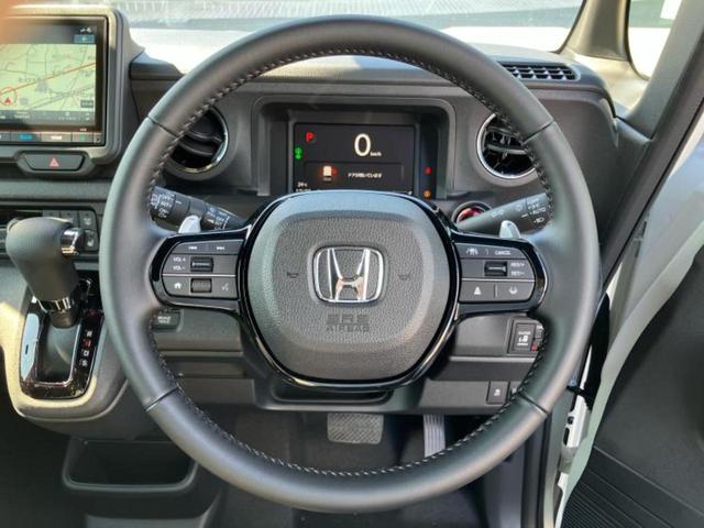 Ｎ－ＢＯＸカスタム ターボ　保証書／純正　８インチ　メモリーナビ／ホンダセンシング／両側電動スライドドア／シートヒーター　前席／登録済未使用車／ヘッドランプ　ＬＥＤ／Ｂｌｕｅｔｏｏｔｈ接続／ＥＢＤ付ＡＢＳ／バックモニター　ターボ（14枚目）