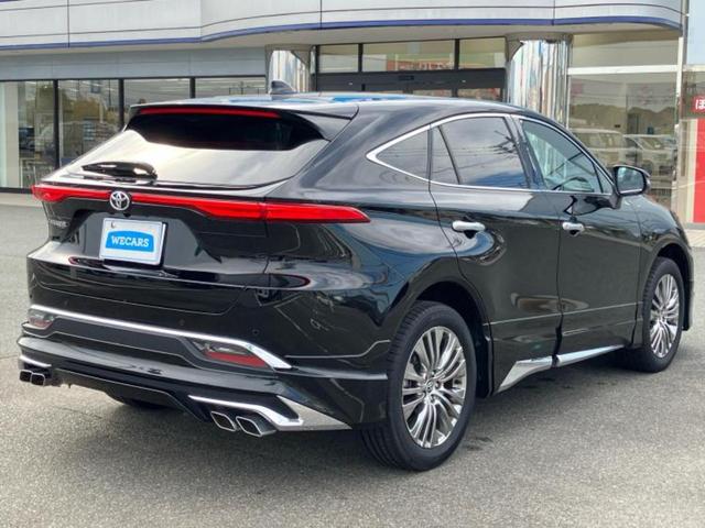 ハリアー Z 純正エアロ/保証書/純正 11インチ SDナビ/デジタルインナーミラー/トヨタセーフティセンス/車線逸脱防止支援システム/シート ハーフレザー/電動バックドア/ドライブレコーダー 純正 フルエアロ(3枚目)