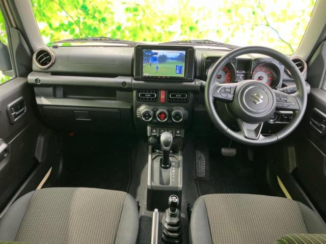 ジムニー ４ＷＤ　ＸＣ　保証書／社外　８インチ　ＳＤナビ／セーフティサポート（スズキ）／シートヒーター　前席／車線逸脱防止支援システム／Ｂｌｕｅｔｏｏｔｈ接続／ＥＴＣ／ＡＢＳ／横滑り防止装置／クルーズコントロール　４ＷＤ（4枚目）