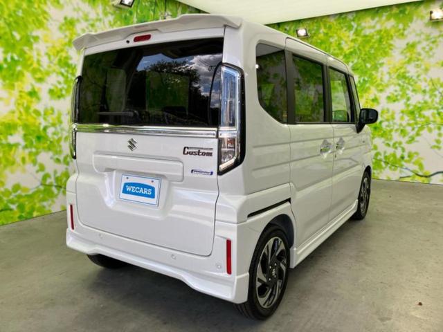 スペーシアカスタム ハイブリッドXS 保証書/セーフティサポート(スズキ)/両側電動スライドドア/シートヒーター 前席/車線逸脱防止支援システム/届出済未使用車/ヘッドランプ LED/EBD付ABS/横滑り防止装置 衝突被害軽減システム(3枚目)