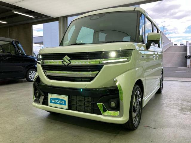 スペーシアカスタム ハイブリッドXS 保証書/セーフティサポート(スズキ)/両側電動スライドドア/シートヒーター 前席/車線逸脱防止支援システム/届出済未使用車/ヘッドランプ LED/EBD付ABS/横滑り防止装置 衝突被害軽減システム(55枚目)