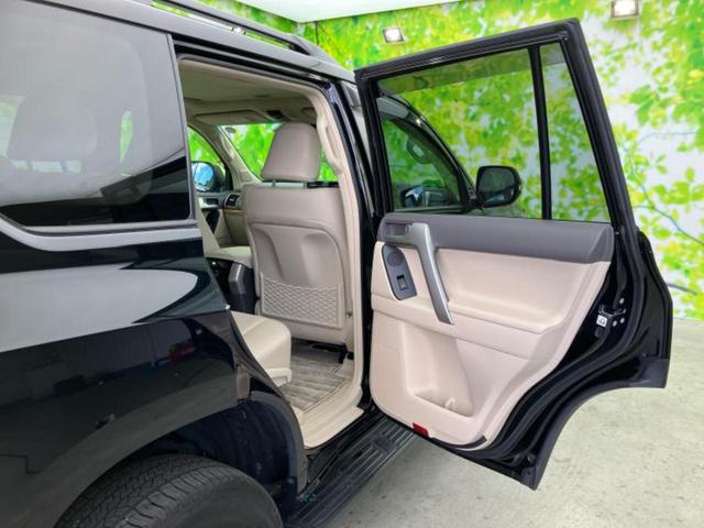 ランドクルーザープラド 4WD TX Lパッケージマットブラックエディション サンルーフ/保証書/純正 9インチ SDナビ/衝突安全装置/シートヒーター/車線逸脱防止支援システム/シート フルレザー/ヘッドランプ LED/ETC/EBD付ABS/横滑り防止装置 革シート 4WD(23枚目)