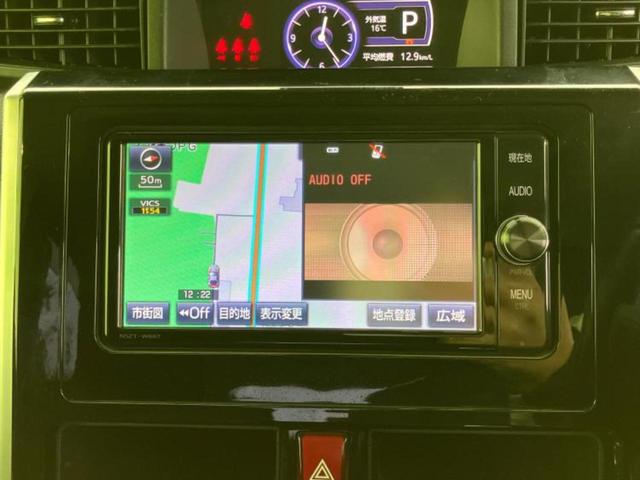 ルーミー カスタムＧ　Ｓ　新品タイヤ／保証書／純正　ＳＤナビ／衝突安全装置／両側電動スライドドア／シートヒーター　前席／車線逸脱防止支援システム／ヘッドランプ　ＬＥＤ／Ｂｌｕｅｔｏｏｔｈ接続／ＥＴＣ／ＥＢＤ付ＡＢＳ（10枚目）