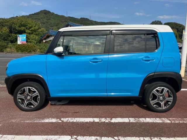 ハスラー X 新品タイヤ/保証書/レーダーブレーキサポート(スズキ)/シートヒーター 運転席/ヘッドランプ HID/EBD付ABS/横滑り防止装置/アイドリングストップ/エアバッグ 運転席 HIDヘッドライト(2枚目)