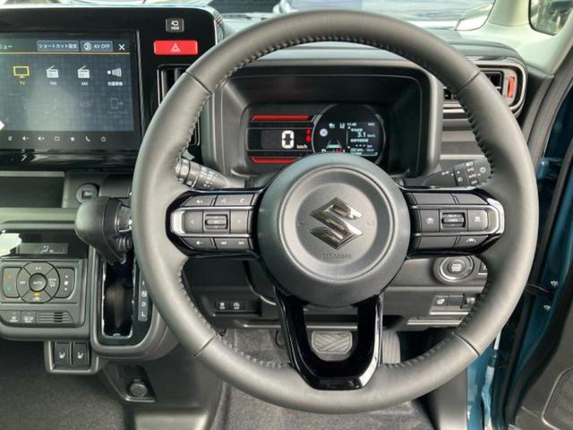 スペーシアギア ４ＷＤハイブリッドＸＺ　保証書／純正　９インチ　メモリーナビ／デュアルカメラブレーキサポート（スズキ）／両側電動スライドドア／シートヒーター　前席／全方位モニター／車線逸脱防止支援システム　全周囲カメラ　登録／届出済未使用車（15枚目）