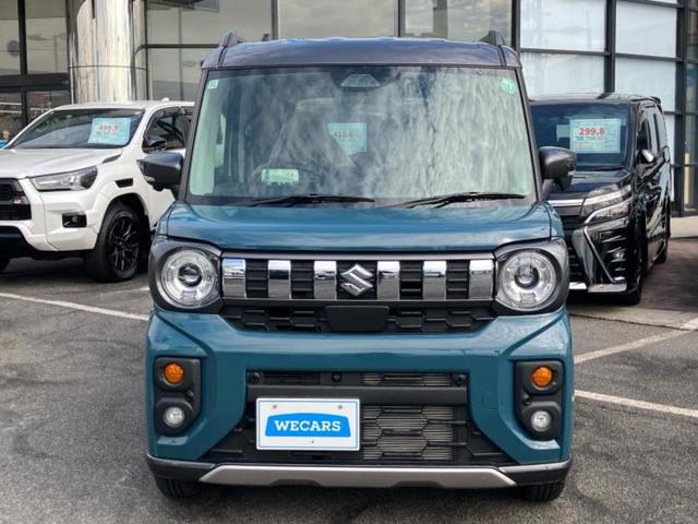 スペーシアギア ４ＷＤハイブリッドＸＺ　保証書／純正　９インチ　メモリーナビ／デュアルカメラブレーキサポート（スズキ）／両側電動スライドドア／シートヒーター　前席／全方位モニター／車線逸脱防止支援システム　全周囲カメラ　登録／届出済未使用車（49枚目）