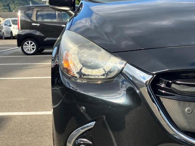 デミオ 15Sツーリング 保証書/純正 SDナビ/衝突安全装置/シートヒーター/車線逸脱防止支援システム/ヘッドランプ LED/ETC/EBD付ABS/横滑り防止装置/アイドリングストップ/フルセグTV/エアバッグ 運転席(37枚目)