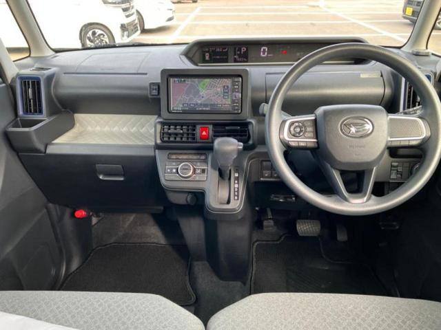 タント Ｘ　新品タイヤ／保証書／純正　メモリーナビ／スマートアシスト（トヨタ・ダイハツ）／電動スライドドア／シートヒーター　前席／車線逸脱防止支援システム／ドライブレコーダー　純正／ヘッドランプ　ＬＥＤ　ドラレコ（4枚目）