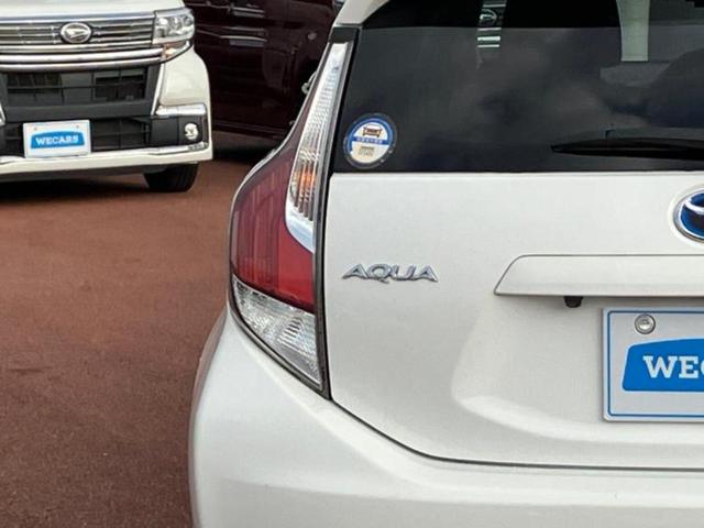 アクア S 新品タイヤ/純正 SDナビ/Bluetooth接続/ETC/EBD付ABS/横滑り防止装置/バックモニター/ワンセグTV/エアバッグ 運転席/エアバッグ 助手席/衝突安全ボディ/パワーウインドウ(39枚目)