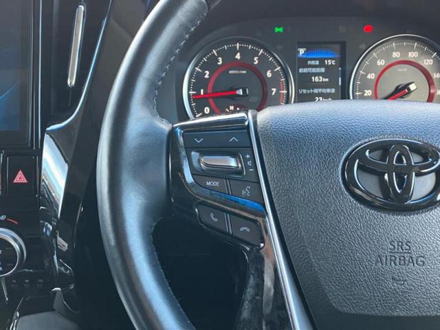 アルファード Ｓ　Ｃパッケージ　新品タイヤ／ツインムーンルーフ／ＴＲＤエアロ／保証書／社外　１１インチ　ＳＤナビ／フリップダウンモニター　社外　１２．８インチ／トヨタセーフティセンス／両側電動スライドドア／エアーシート　前席　ＥＴＣ（12枚目）