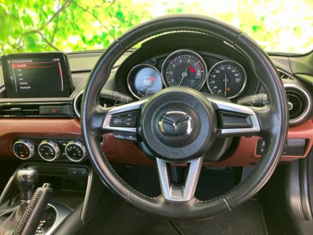 ロードスターRF VS 新品タイヤ/保証書/純正 SDナビ/シートヒーター 前席/車線逸脱防止支援システム/シート フルレザー/ヘッドランプ LED/USBジャック/Bluetooth接続/ETC/EBD付ABS 革シート(15枚目)