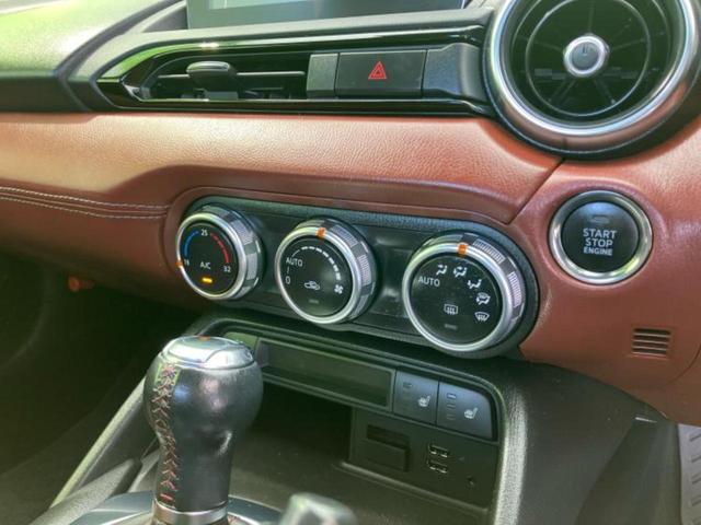 ロードスターRF VS 新品タイヤ/保証書/純正 SDナビ/シートヒーター 前席/車線逸脱防止支援システム/シート フルレザー/ヘッドランプ LED/USBジャック/Bluetooth接続/ETC/EBD付ABS 革シート(23枚目)