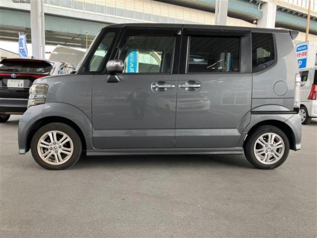 N-BOXカスタム G・Lパッケージ 新品タイヤ/保証書/純正 SDナビ/電動スライドドア/ヘッドランプ HID/Bluetooth接続/ETC/EBD付ABS/横滑り防止装置/アイドリングストップ/バックモニター/ワンセグTV(2枚目)