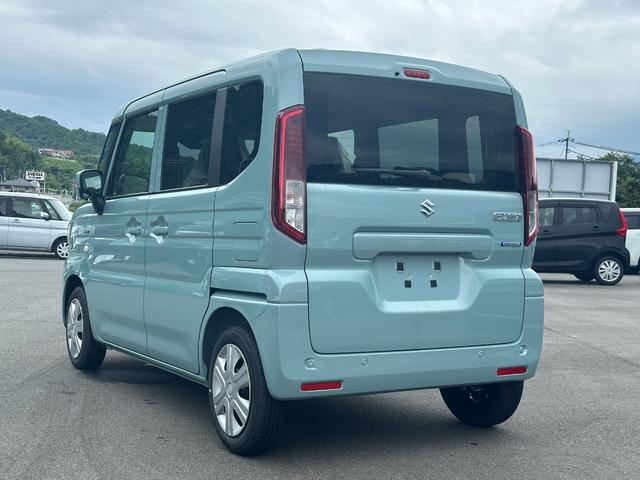 スペーシア ハイブリッドG 両側スライドドア クリアランスソナー レーンアシスト 衝突被害軽減システム オートライト LEDヘッドランプ スマートキー アイドリングストップ 電動格納ミラー ベンチシート CVT 盗難防止システム(17枚目)