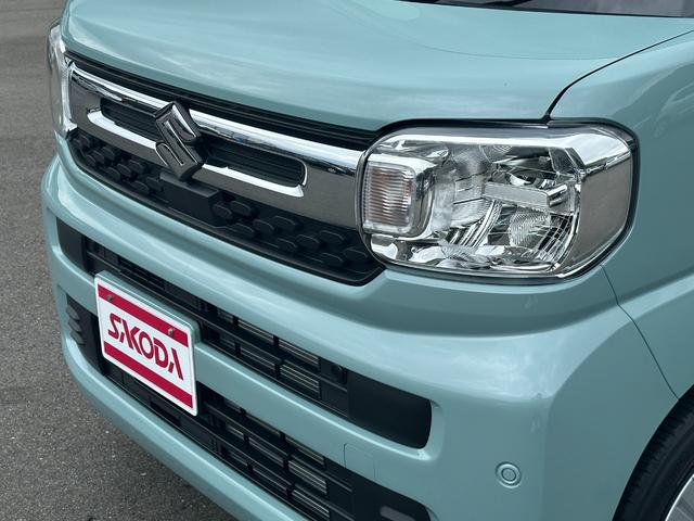 スペーシア ハイブリッドG 両側スライドドア クリアランスソナー レーンアシスト 衝突被害軽減システム オートライト LEDヘッドランプ スマートキー アイドリングストップ 電動格納ミラー ベンチシート CVT 盗難防止システム(23枚目)