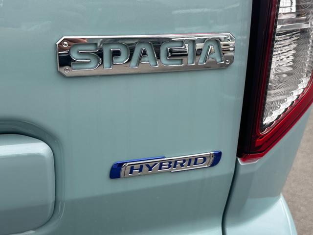 スペーシア ハイブリッドG 両側スライドドア クリアランスソナー レーンアシスト 衝突被害軽減システム オートライト LEDヘッドランプ スマートキー アイドリングストップ 電動格納ミラー ベンチシート CVT 盗難防止システム(29枚目)