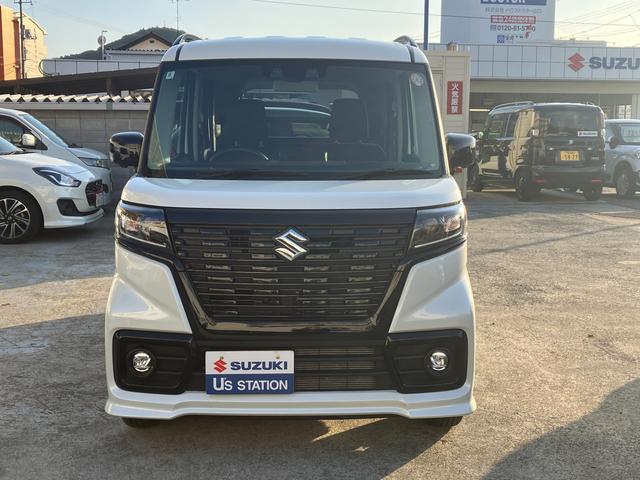 スペーシアベース XF 2型 商用車 全方位カメラ オーディオレス 全方位カメラ オーディオレス オートライト 右側電動スライドドア プッシュスタート シートヒーター オートエアコン 禁煙車 衝突被害軽減システム アイドリングストップ 横滑り防止機能 衝突安全ボディ(2枚目)