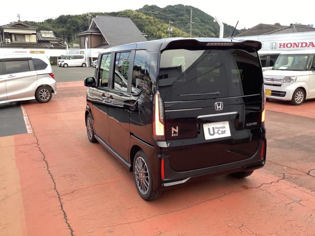N-BOXカスタム ターボ イモビライザー 車線逸脱 衝突被害軽減 ベンチシート オートマチックハイビーム キーフリー Pセンサー ESC パワステ 両席エアバック サイドエアバッグ Aライト スマキー パワーウィンドウ ABS(35枚目)