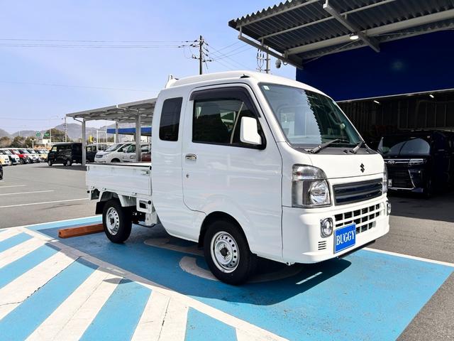 スーパーキャリイ Ｘ　新車保証　走行５７３３Ｋｍ　衝突回避支援システム　ハイビームアシスト　オーバーヘッドシェルフ　キーレスエントリー　電動格納式ドアミラー　リヤゲートチェーン　純正フロアマット　荷台マット（3枚目）