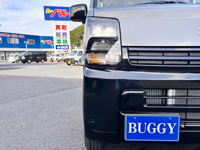 エブリイ Jリミテッド 新車保証 走行5Km 衝突回避支援システム ハイビームアシスト ぬかるみ脱出アシスト ブラック塗装専用LEDヘッドライト 専用デカール ガンメタ塗装フルホイールキャップ USB電源ソケット(21枚目)