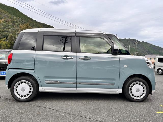ムーヴキャンバス ストライプスＧ　新車保証　衝突回避支援システム　走行２Ｋｍ　両側電動スライドドア　バックカメラ　ＬＥＤヘッドライト　フロントＵＳＢチャージャー　リヤＵＳＢチャージャー　ＬＥＤルームランプ　ホッとカップホルダー（7枚目）