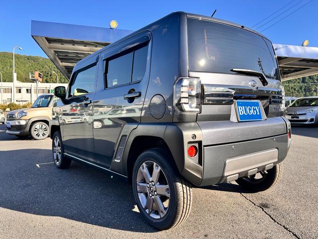 タフト G ダーククロムベンチャー 新車保証 シェード付サンルーフ ワイヤレス充電器 LEDルームランプ 衝突回避支援システム 電動パーキングブレーキ アダプティブクルーズコントロール 純正フロアマット 純正ドアバイザー(10枚目)