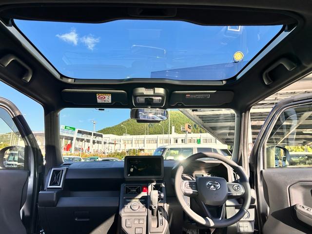 タフト G ダーククロムベンチャー 新車保証 シェード付サンルーフ ワイヤレス充電器 LEDルームランプ 衝突回避支援システム 電動パーキングブレーキ アダプティブクルーズコントロール 純正フロアマット 純正ドアバイザー(11枚目)