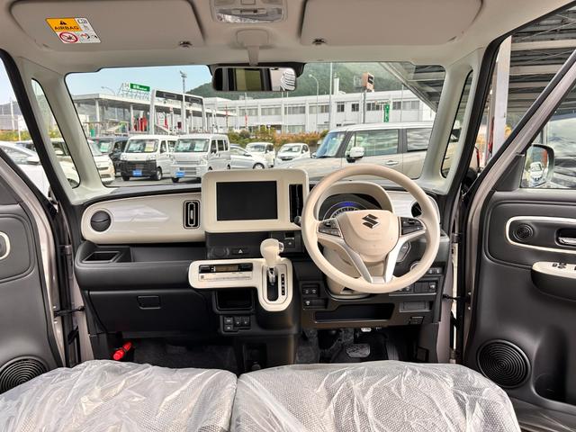 ワゴンRスマイル ハイブリッドX クリームコーデ 新車保証 走行4Km 衝突回避支援システム 両側電動スライド アダプティブクルーズコントロール 車線維持支援機能 電動パーキングブレーキ 360°プレミアムUVアンドIRカットガラス(7枚目)