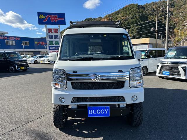 エブリイワゴン PZターボスペシャル 1年保証 ターボ リフトアップ 走行13392Km 衝突被害軽減システム 前後ドライブレコーダー ナビ バックカメラ Bluetooth接続 ETC HIDヘッドライト 両側電動スライドドア(2枚目)