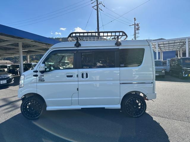 エブリイワゴン PZターボスペシャル 1年保証 ターボ リフトアップ 走行13392Km 衝突被害軽減システム 前後ドライブレコーダー ナビ バックカメラ Bluetooth接続 ETC HIDヘッドライト 両側電動スライドドア(5枚目)