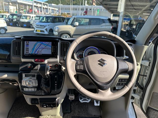 エブリイワゴン PZターボスペシャル 1年保証 ターボ リフトアップ 走行13392Km 衝突被害軽減システム 前後ドライブレコーダー ナビ バックカメラ Bluetooth接続 ETC HIDヘッドライト 両側電動スライドドア(7枚目)