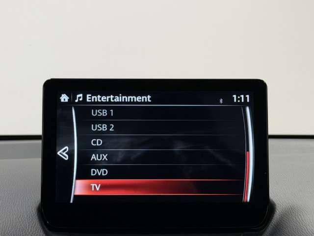 MAZDA2 1.5 15S ブラック トーン エディション フルセグTV ETC 全周囲カメラ レーダークルコン LEDヘッド バックモニター ソナー DVD再生 ミュージックプレイヤー接続可 フルオートエアコン キーフリー ETC 地デジ 横滑り防止装置(10枚目)