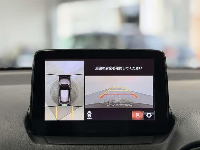 デミオ １．５　１５Ｓ　ツーリング　ナビ　フルセグＴＶ　ＥＴＣ　コーナーソナー　地デジ　インテリジェントキー　Ｂカメラ　記録簿　ＤＶＤ　ＬＥＤヘッド　ワンオーナー車　前席シートヒーター　横滑り防止装置　ＥＴＣ　アルミホイール　禁煙車（5枚目）