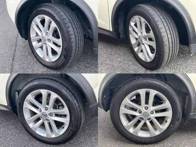 ジューク ４ＷＤ　ワンオーナー・ＨＤＤナビ・ＥＴＣ・バックカメラ　ＥＴＣ車載器　ＨＤＤナビ　禁煙　盗難防止システム　インテリジェントキー　アルミホイール　Ｂカメ　エアコン　記録簿　キーレス　ワンセグ　ナビＴＶ　Ｗエアバック　エアバッグ　ＡＢＳ　パワーステアリング（12枚目）