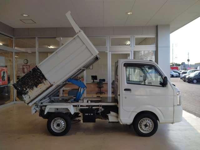 キャリイトラック ６６０　清掃ダンプ　１方開　マレル式ダンプ機構（14枚目）