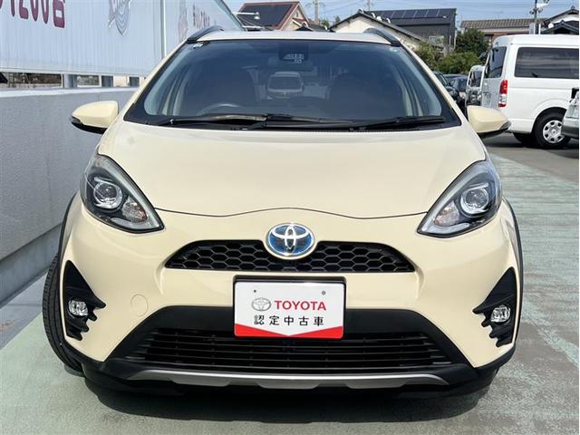 アクア クロスオーバー フルセグ HDDナビ DVD再生 バックカメラ 衝突被害軽減システム ETC LEDヘッドランプ ワンオーナー 記録簿(8枚目)