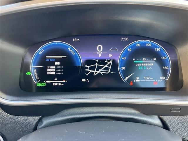 カローラスポーツ ハイブリッドＧ　Ｚ　フルセグ　メモリーナビ　バックカメラ　衝突被害軽減システム　ＥＴＣ　ドラレコ　ＬＥＤヘッドランプ　ワンオーナー　フルエアロ　記録簿（13枚目）