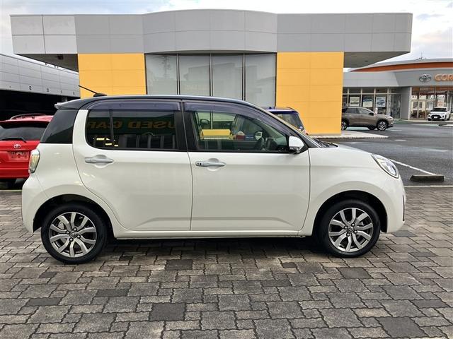 パッソ モーダ　Ｇパッケージ　４ＷＤ　ワンセグ　メモリーナビ　ミュージックプレイヤー接続可　バックカメラ　衝突被害軽減システム　ドラレコ　ＬＥＤヘッドランプ　ワンオーナー　記録簿　アイドリングストップ（4枚目）