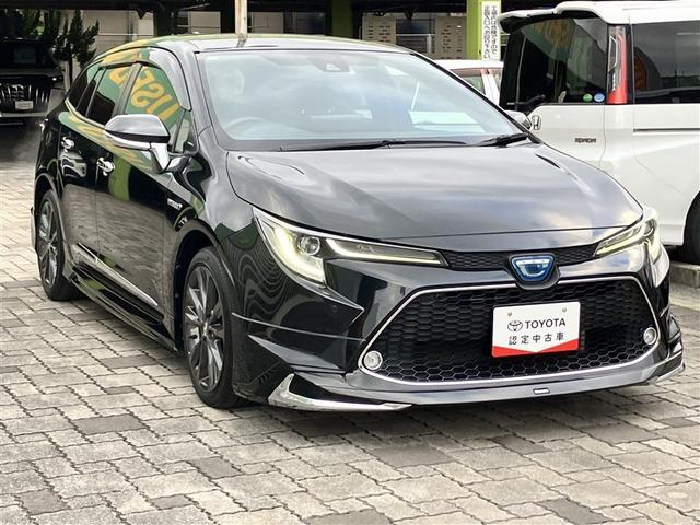 カローラツーリング ハイブリッド ダブルバイビー フルセグ ミュージックプレイヤー接続可 バックカメラ 衝突被害軽減システム ETC LEDヘッドランプ ワンオーナー フルエアロ 記録簿(4枚目)